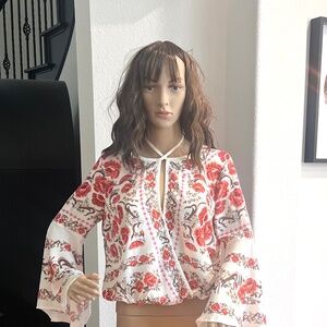 Jealous Tomato Floral Blouse